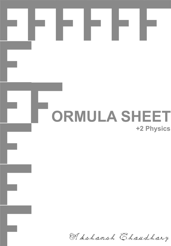 +2 Physics Formulae visual